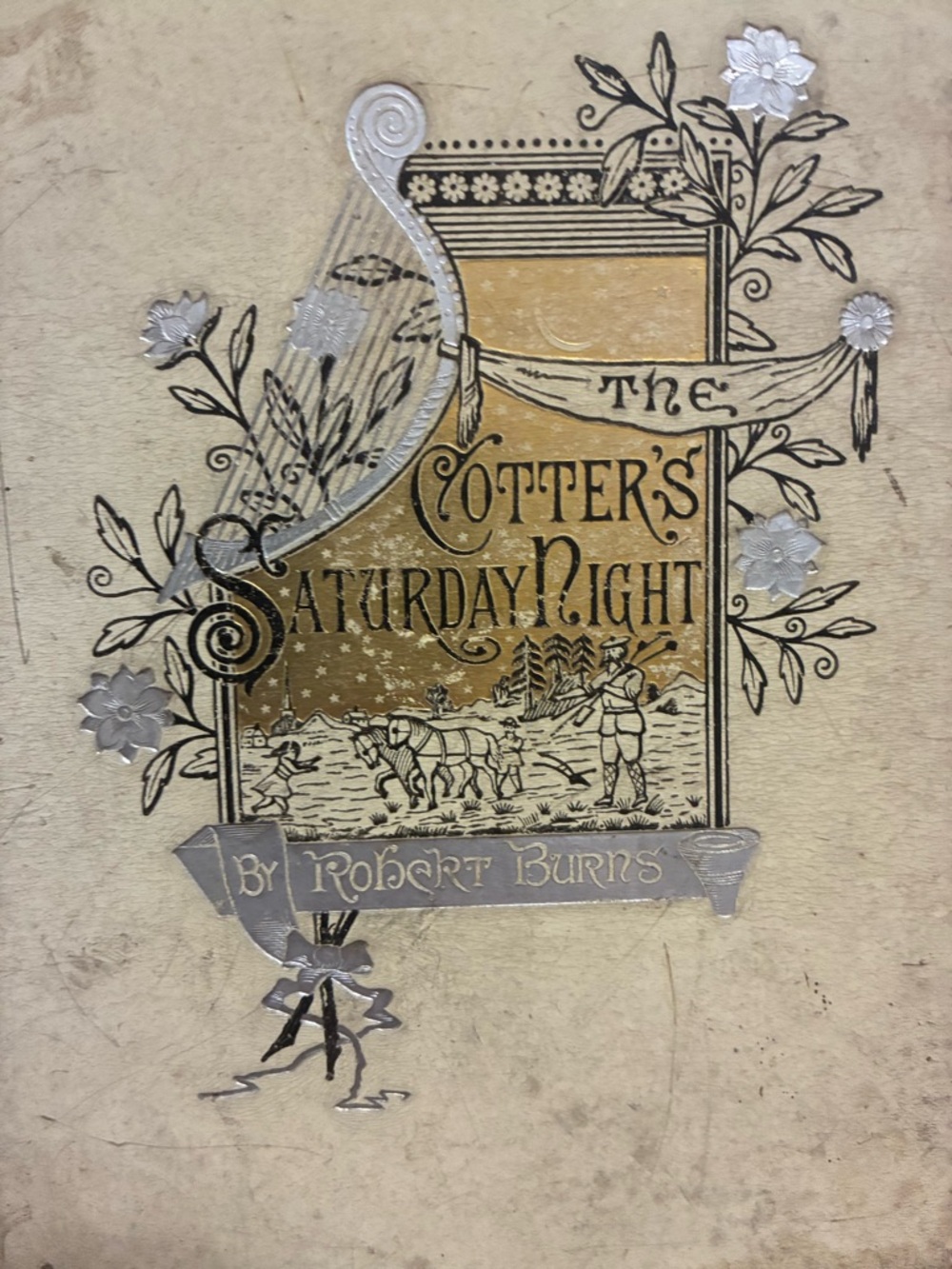 “The Cotter's Saturday Night” by Robert Burns - 1930s Antique Book